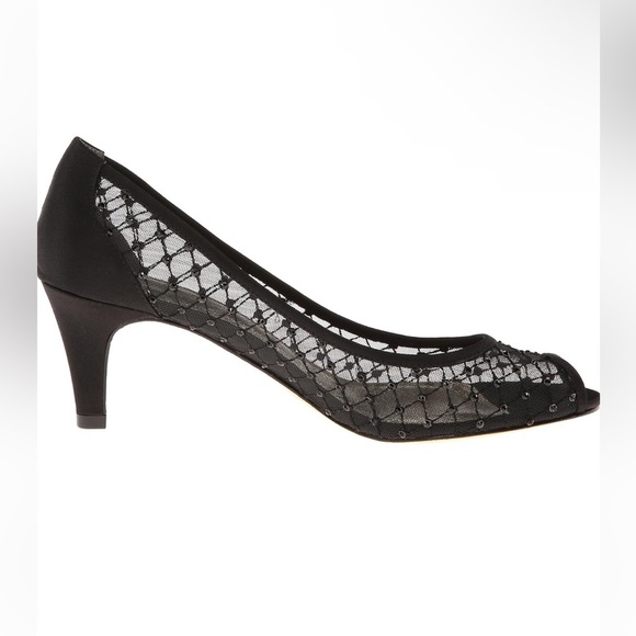 Adrianna Papell Women's Jamie Dress Pump | Black Saba Mesh | Sz 7.5 | NEW!!🖤👠 - Picture 6 of 9